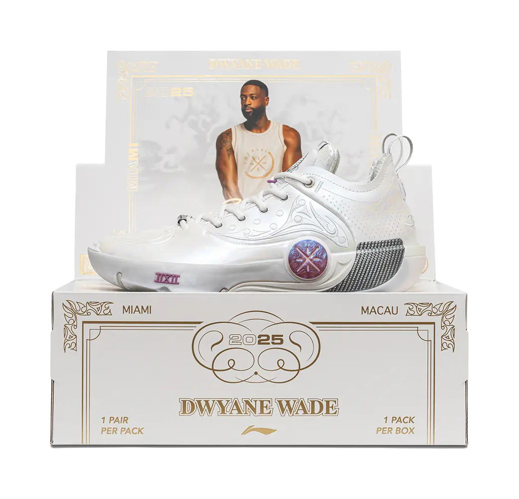 LINING Way of Wade WOW12 - LUX "Macau Special Edition" Basketball Shoes MensStandard White 