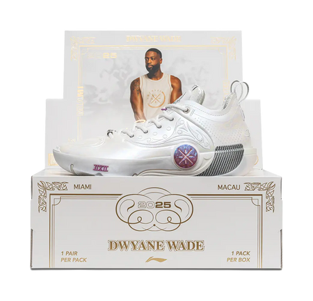 LINING Way of Wade WOW12 - LUX "Macau Special Edition" Basketball Shoes MensStandard White 
