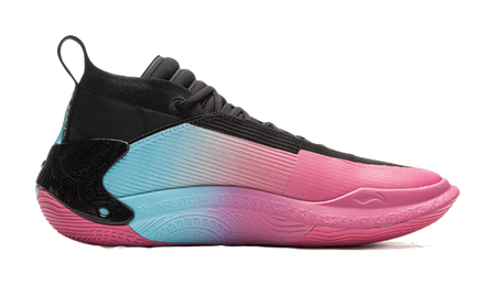 LINING Wow11 Basketball Shoes Mens Mid top Black Pink 