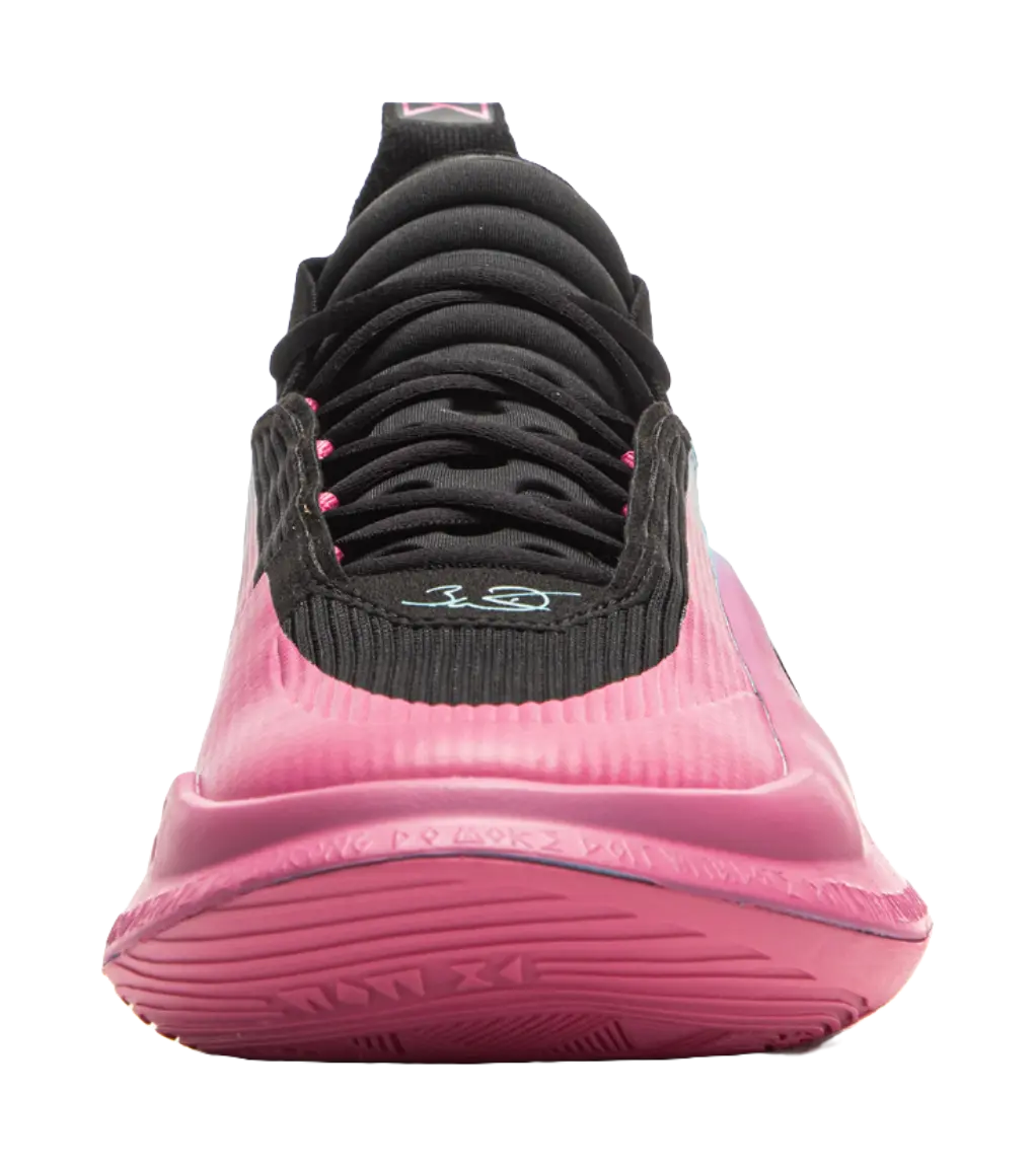 LINING Wow11 Basketball Shoes Mens Mid top Black Pink 