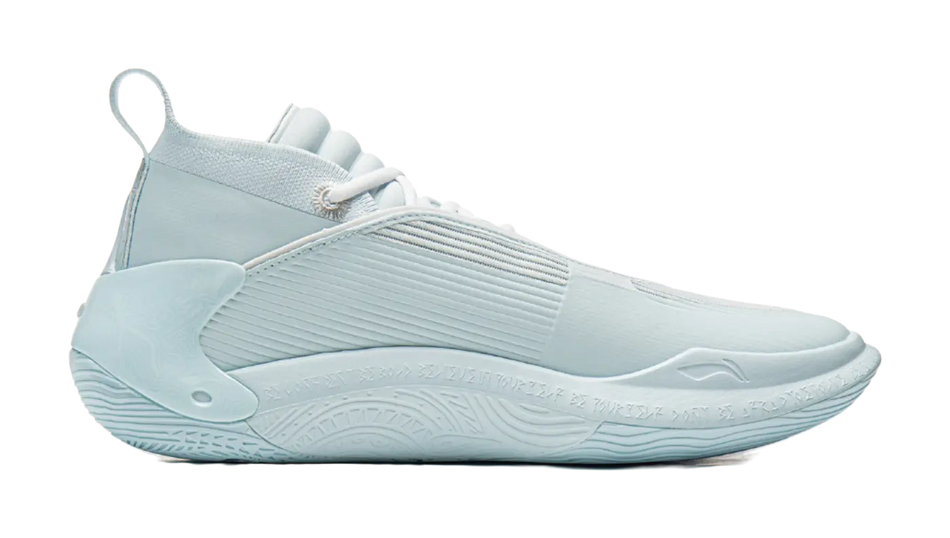 LINING Wow11 Basketball Shoes Mens Mid top Light Sky Blue 