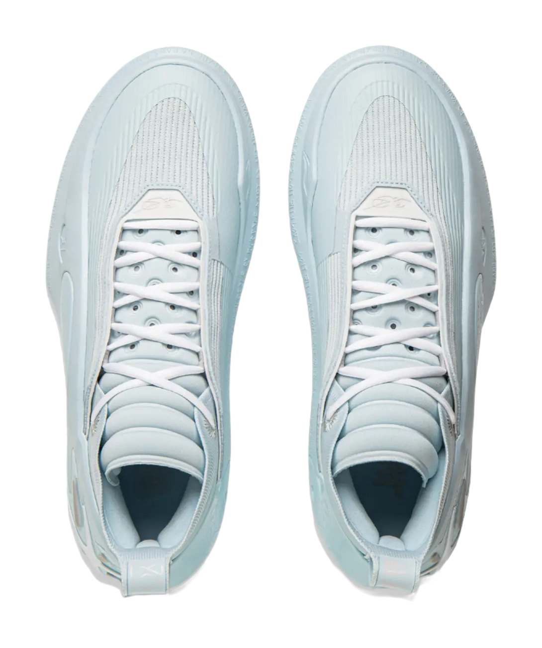 LINING Wow11 Basketball Shoes Mens Mid top Light Sky Blue 
