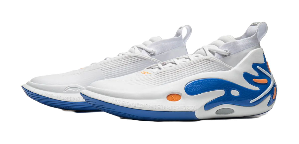 LINING Wow11 Basketball Shoes Mens Mid top Standard White 