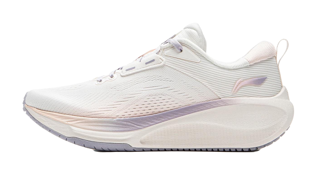 LINING Wu Leaping 2.0 V2 Running Shoes Women's Low top Mist White/Light Bud Orange 