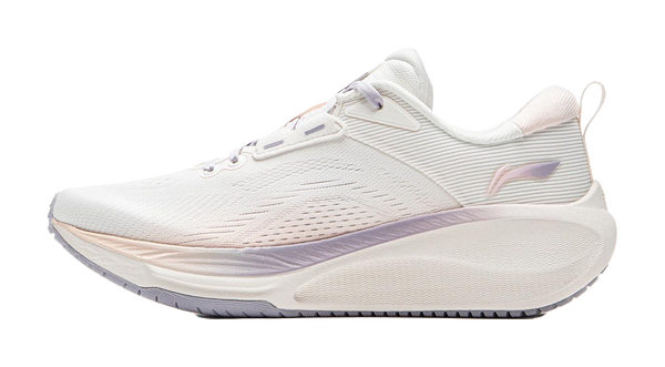 LINING Wu Leaping 2.0 V2 Running Shoes Women's Low top Mist White/Light Bud Orange 