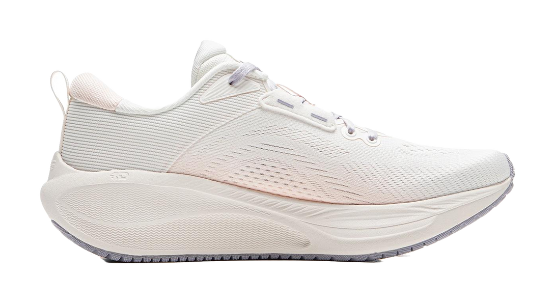 LINING Wu Leaping 2.0 V2 Running Shoes Women's Low top Mist White/Light Bud Orange 