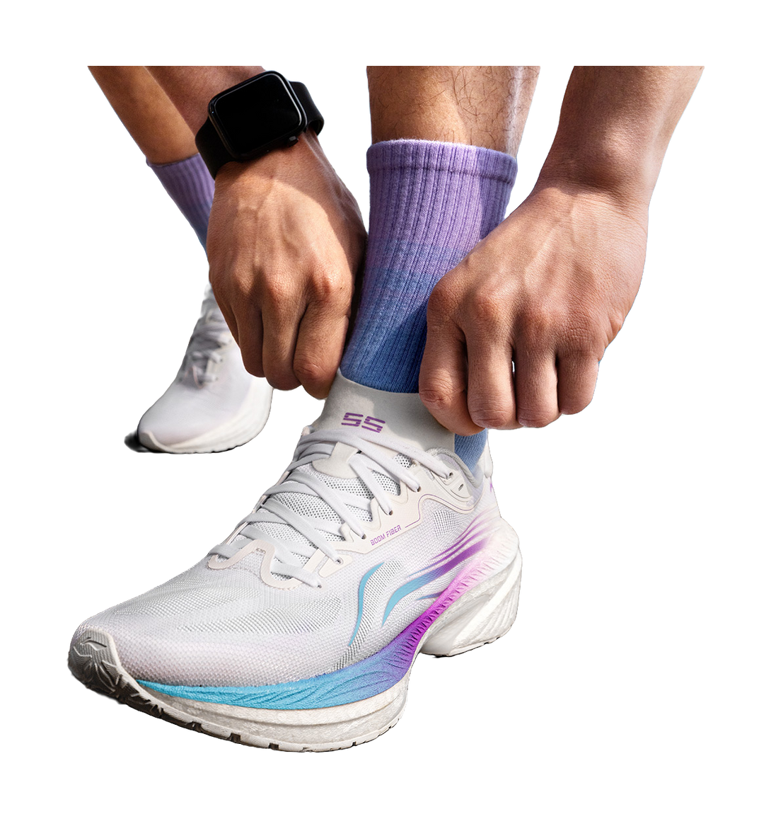 LINING WuShi 5S 4.0 Running Shoes Men's Low top Standard White 