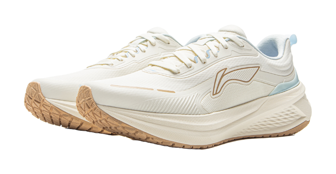 LINING Wuyue 3.0 Protective Edition Running Shoes Women's Low top Ecru 