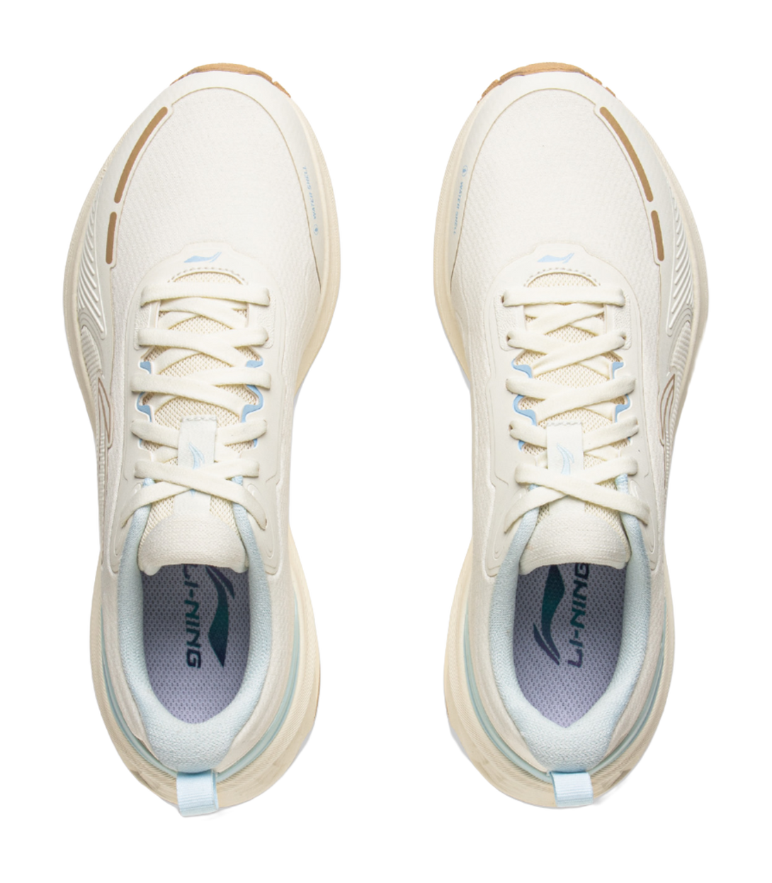 LINING Wuyue 3.0 Protective Edition Running Shoes Women's Low top Ecru 