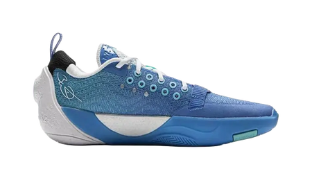 LINING YOUNG All City 12 V2 Anti Slip Wear Resistant Low Top Childrens Basketball Shoes Teal Blue  vjsneaker.com