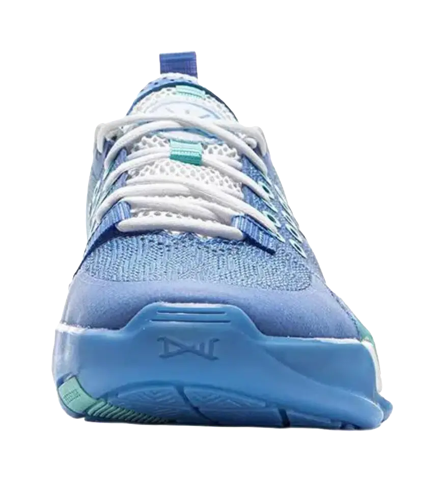 LINING YOUNG All City 12 V2 Anti Slip Wear Resistant Low Top Childrens Basketball Shoes Teal Blue  vjsneaker.com