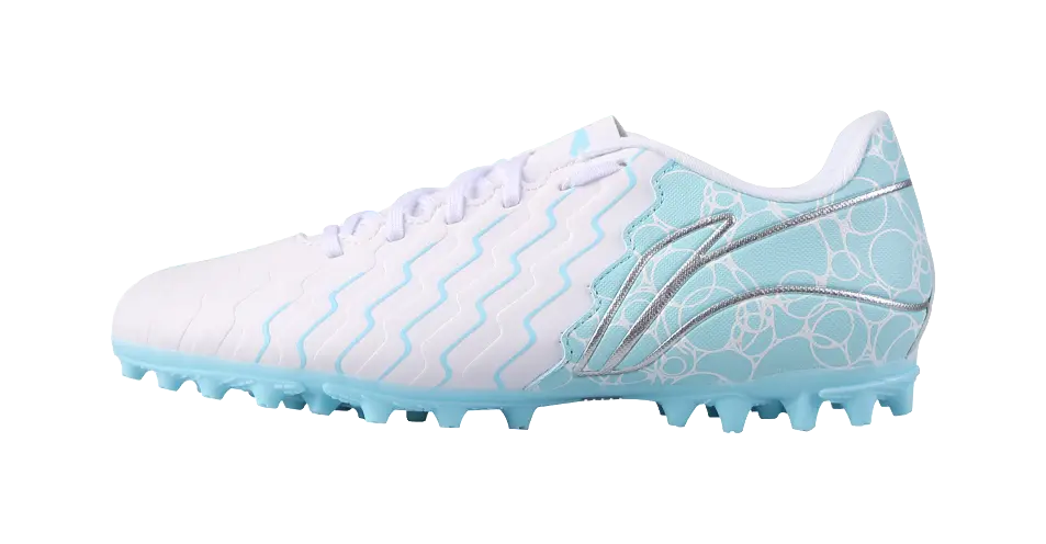 LINING YOUNG Anti-Slip And Wear-Resistant Breathable Low-Top Kids Soccer Shoes Sky Light Blue Kids 