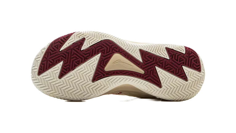 LINING YOUNG Anti-Slip And Wear-Resistant Rebound Childrens Basketball Shoes Ecru/Rock White Gray Teenagers  vjsneaker.com