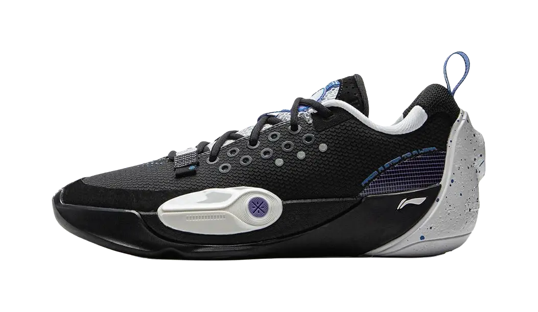 LINING YOUNG Anti-Slip And Wear-Resistant Support Low-Top Childrens Basketball Shoes Black Kids 