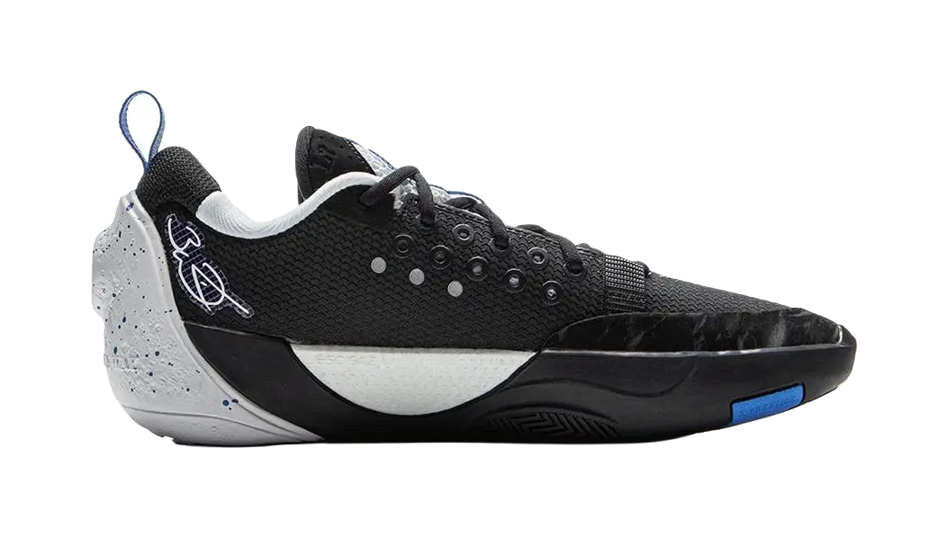 LINING YOUNG Anti-Slip And Wear-Resistant Support Low-Top Childrens Basketball Shoes Black Kids 