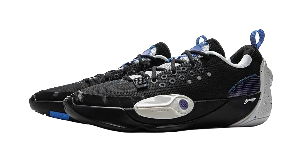 LINING YOUNG Anti-Slip And Wear-Resistant Support Low-Top Childrens Basketball Shoes Black Kids 