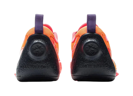 LINING YOUNG Anti Slip Wear Resistant Low Top Childrens Basketball Shoes Red Orange 