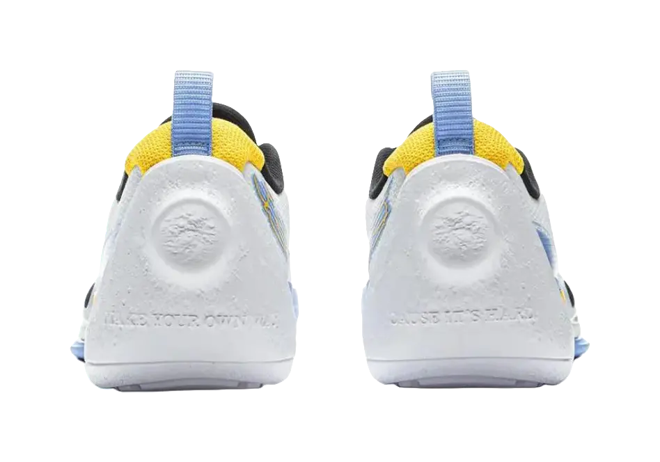 LINING YOUNG Basketball Anti-Slip Wear-Resistant Low-Top Childrens Basketball Shoes White Blue Kids  vjsneaker.com