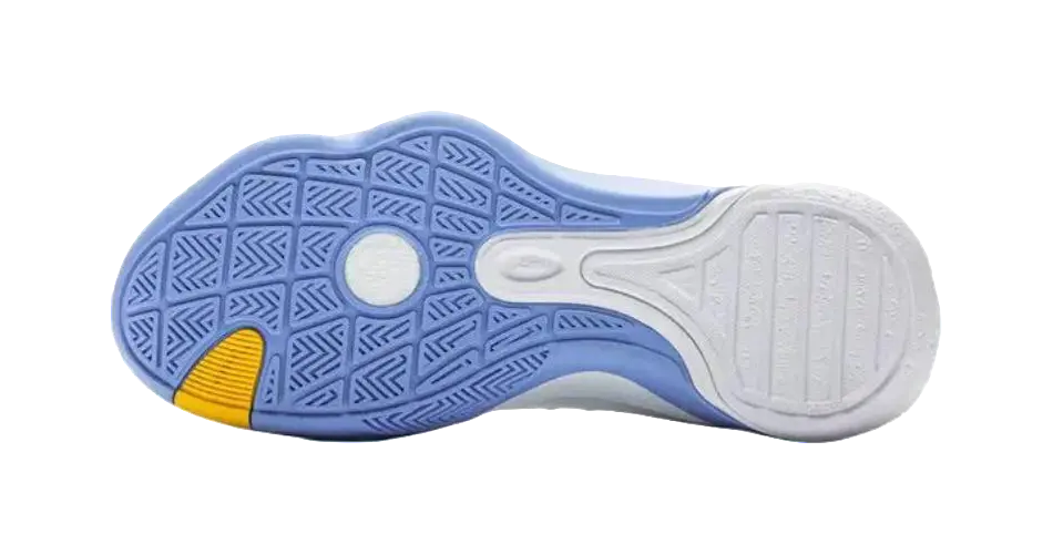 LINING YOUNG Basketball Anti-Slip Wear-Resistant Low-Top Childrens Basketball Shoes White Blue Kids  vjsneaker.com