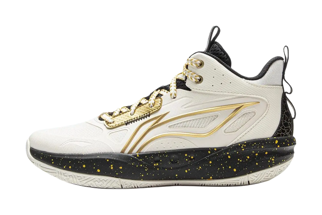 LINING YOUNG Basketball Childrens Basketball Shoes White Kids 