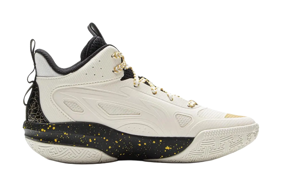 LINING YOUNG Basketball Childrens Basketball Shoes White Kids 