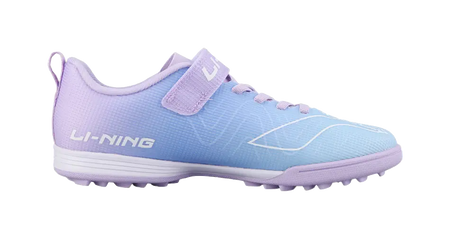 LINING YOUNG Kids Soccer Shoes Blue Purple Kids  vjsneaker.com