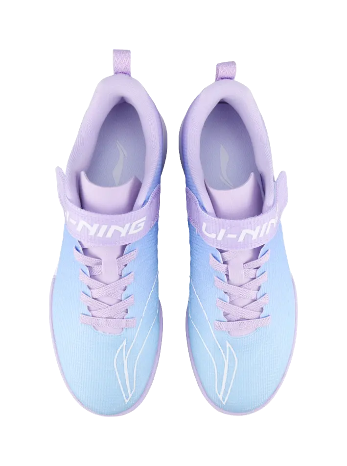 LINING YOUNG Kids Soccer Shoes Blue Purple Kids  vjsneaker.com