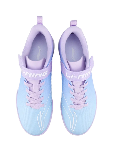 LINING YOUNG Kids Soccer Shoes Blue Purple Kids  vjsneaker.com