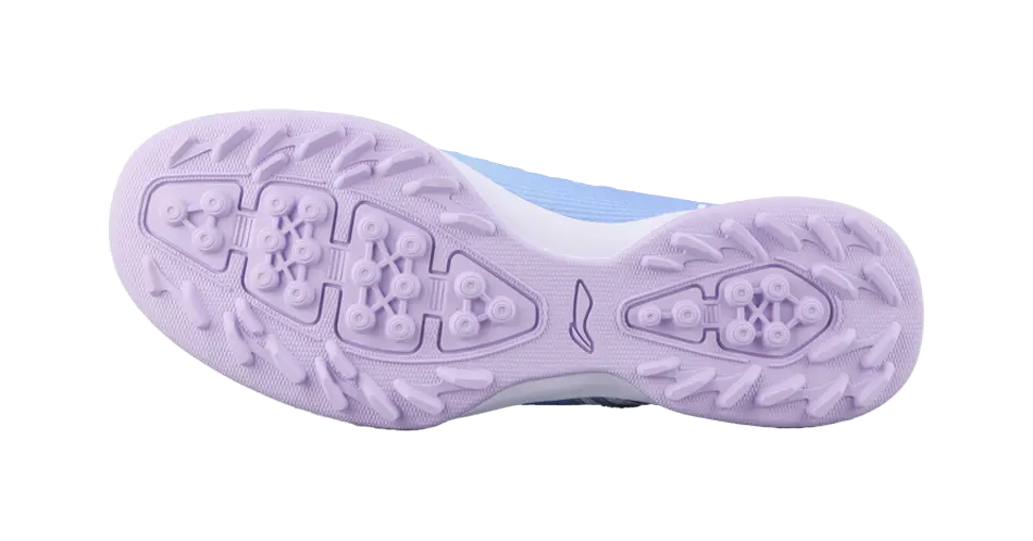 LINING YOUNG Kids Soccer Shoes Blue Purple Kids  vjsneaker.com