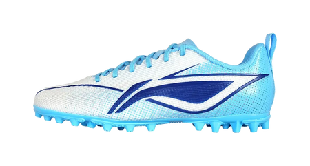 LINING YOUNG Low Top Kids Soccer Shoes Fluorescent Sky Blue  vjsneaker.com