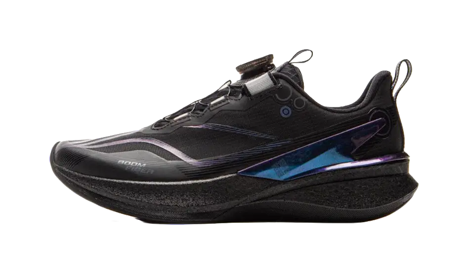 LINING YOUNG Red Hare 8 PRO Anti Slip Wear Resistant Low Top Kids Running Shoes Black  vjsneaker.com