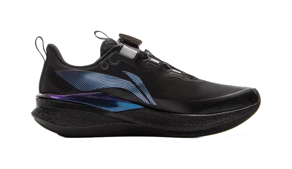 LINING YOUNG Red Hare 8 PRO Anti Slip Wear Resistant Low Top Kids Running Shoes Black  vjsneaker.com