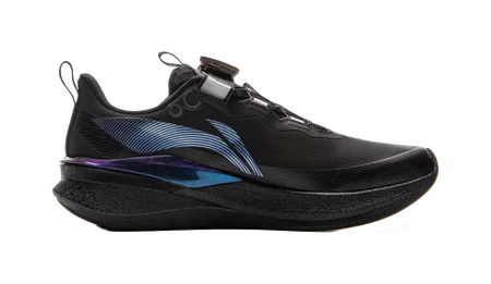 LINING YOUNG Red Hare 8 PRO Anti Slip Wear Resistant Low Top Kids Running Shoes Black  vjsneaker.com