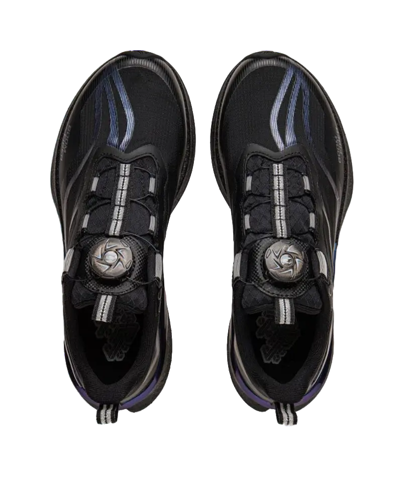 LINING YOUNG Red Hare 8 PRO Anti Slip Wear Resistant Low Top Kids Running Shoes Black  vjsneaker.com