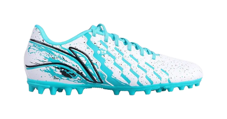 LINING YOUNG Slip Resistant, Abrasion Resistant, Breathable Low Top Kids Soccer Shoes Ice Porcelain Green  vjsneaker.com