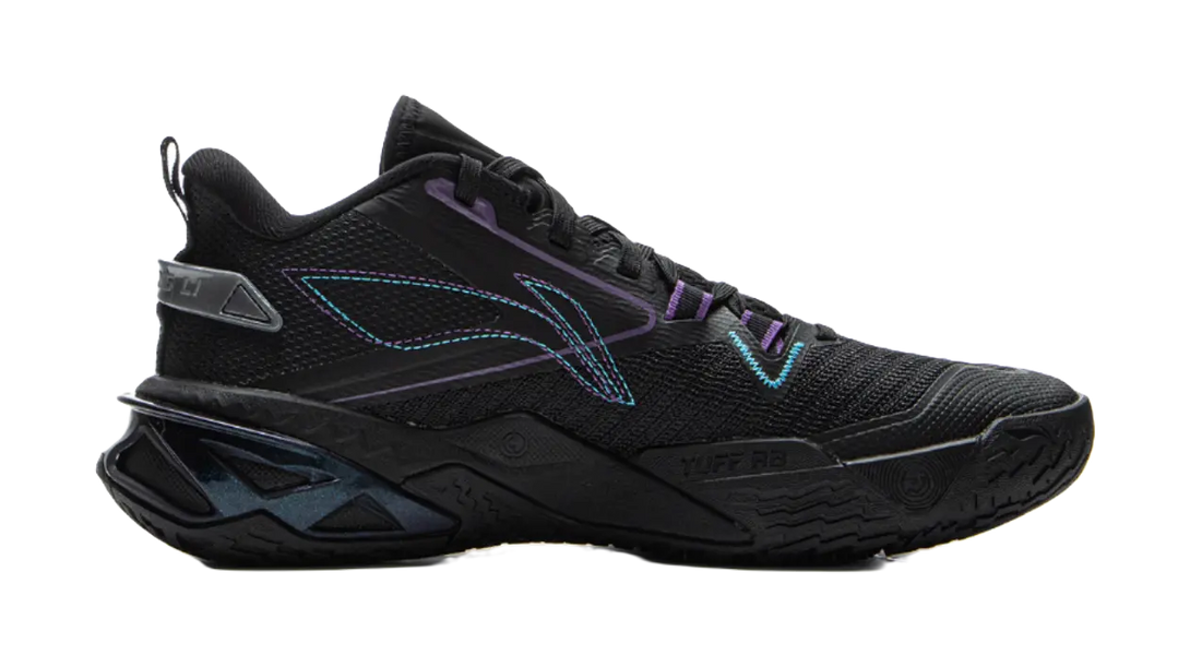 LINING YOUNG Slip Resistant, Abrasion Resistant, Rebound Support Childrens Basketball Shoes Black Kids 