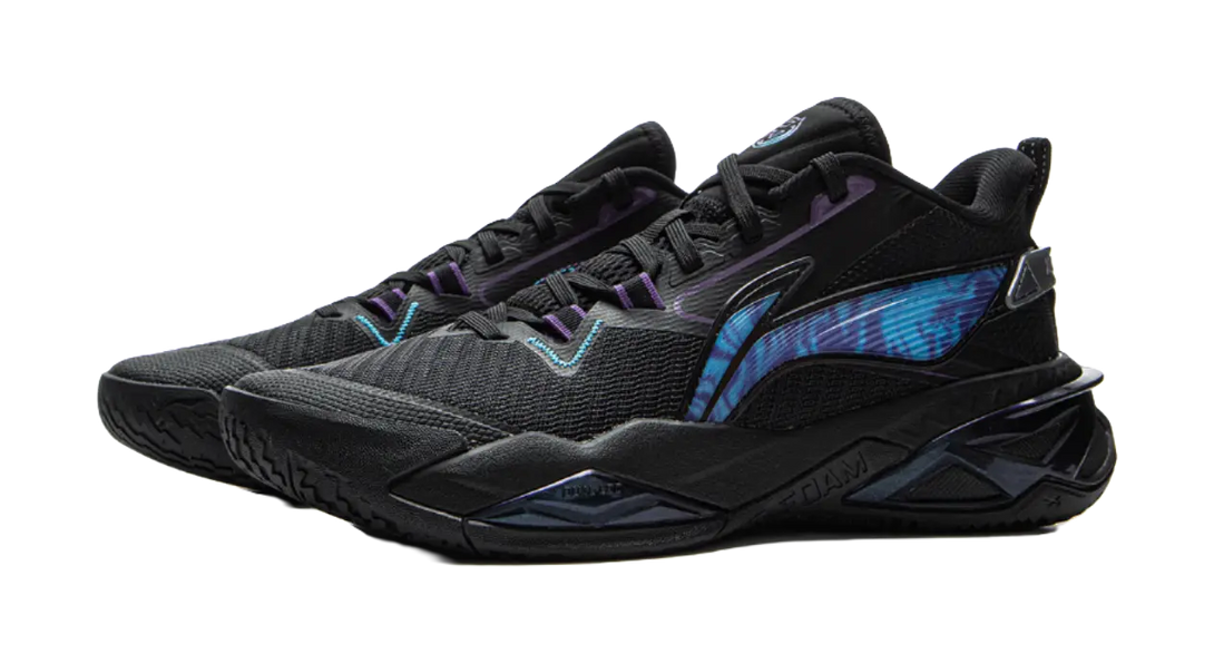 LINING YOUNG Slip Resistant, Abrasion Resistant, Rebound Support Childrens Basketball Shoes Black Kids 