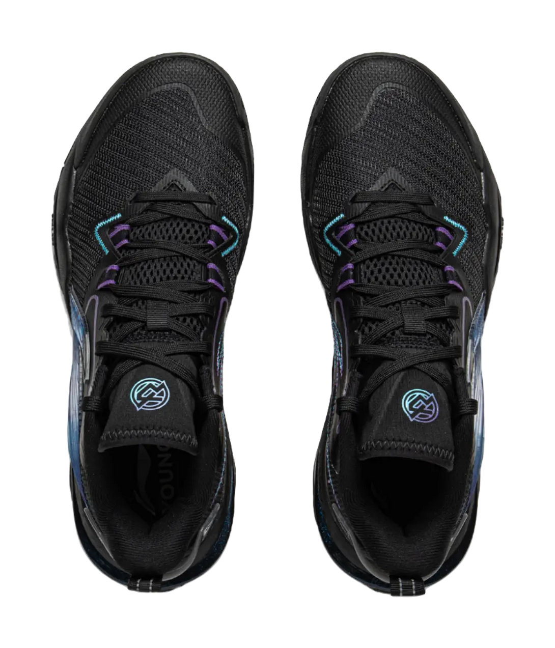 LINING YOUNG Slip Resistant, Abrasion Resistant, Rebound Support Childrens Basketball Shoes Black Kids 