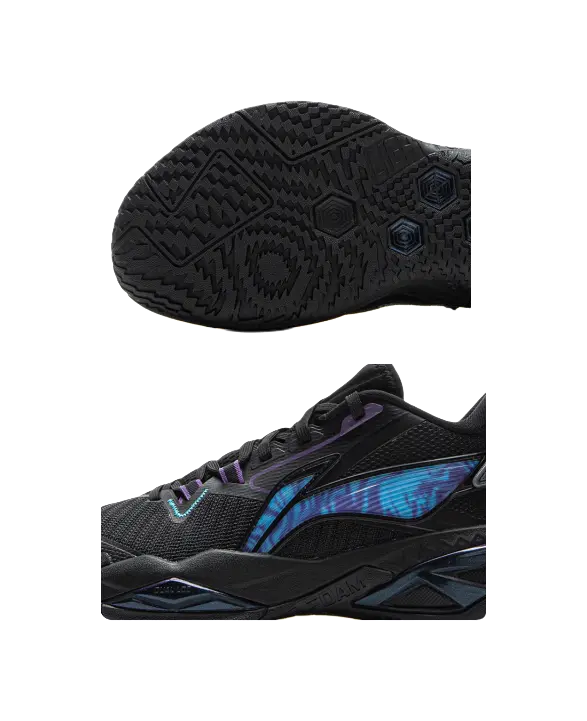 LINING YOUNG Slip Resistant, Abrasion Resistant, Rebound Support Childrens Basketball Shoes Black Kids  vjsneaker.com