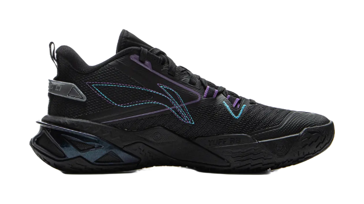 LINING YOUNG Slip Resistant, Abrasion Resistant, Rebound Support Childrens Basketball Shoes Black Kids  vjsneaker.com