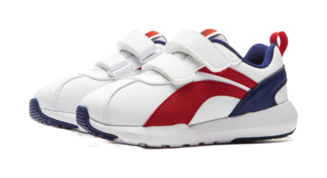 LINING YOUNG Sports Life Collection Casual Shoes White Red Blue Kids  vjsneaker.com