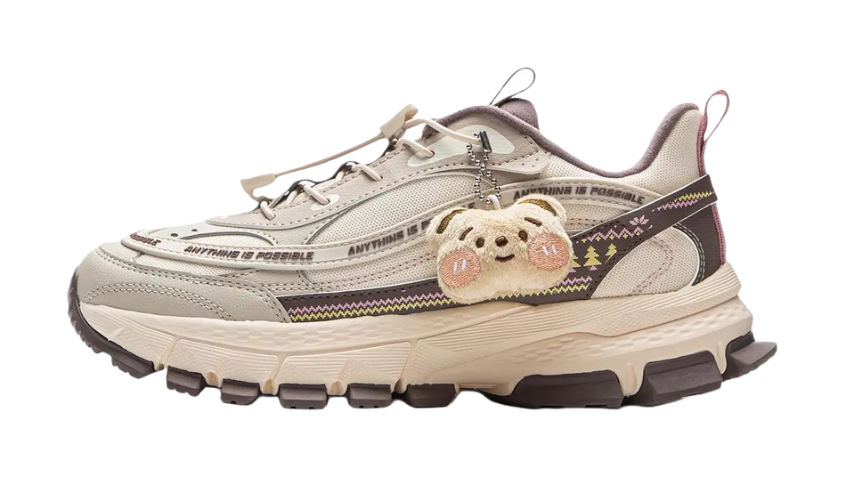 LINING YOUNG Sports Life Collection Kids Lifestyle Shoes Apricot Teenagers  vjsneaker.com