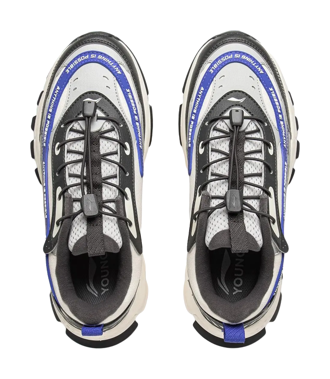 LINING YOUNG Sports Life Collection Kids Lifestyle Shoes Beige Gray Teenagers  vjsneaker.com