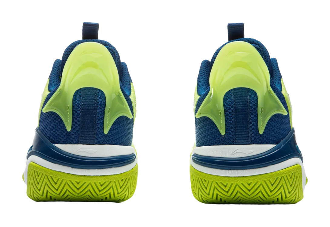 LINING YOUNG Wind Shadow 2.0 Low top Childrens Basketball Shoes Green Blue Teenagers 