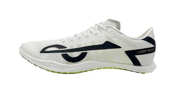 LOOP BURN Low Top Full Length Heterogeneous Carbon Plate Training Running Shoes Unisex Moonlit White 