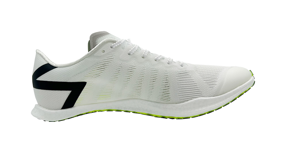 LOOP BURN Low Top Full Length Heterogeneous Carbon Plate Training Running Shoes Unisex Moonlit White 