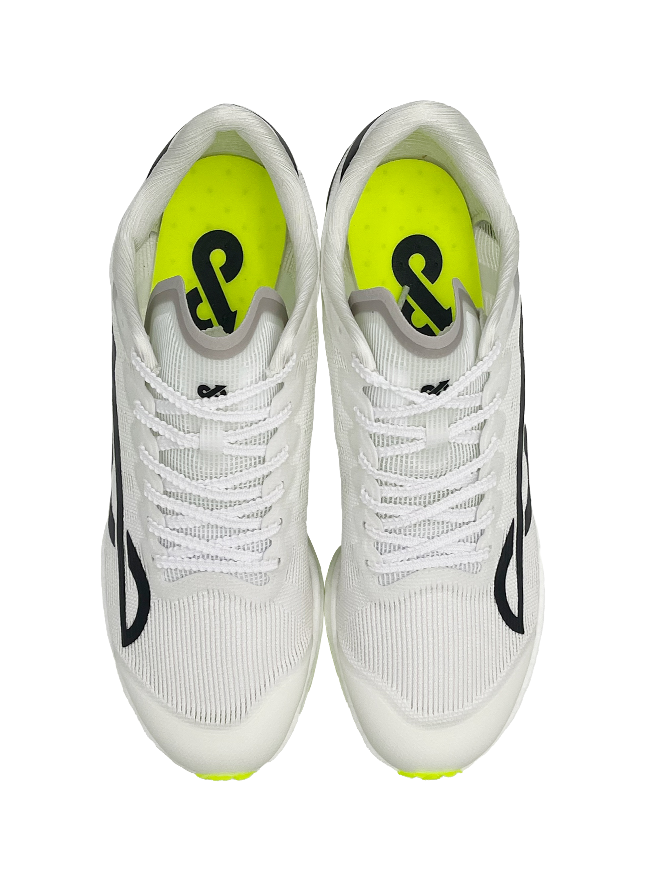 LOOP BURN Low Top Full Length Heterogeneous Carbon Plate Training Running Shoes Unisex Moonlit White 