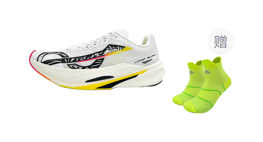LOOP BURN Top Scholar 5.0Pro Running Shoes Unisex Iridescent Glow 