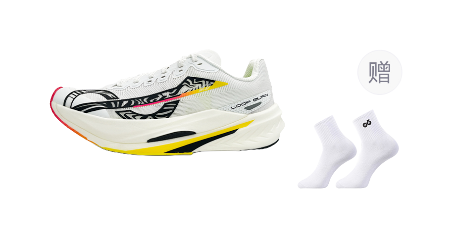 LOOP BURN Top Scholar 5.0Pro Running Shoes Unisex Iridescent Glow 