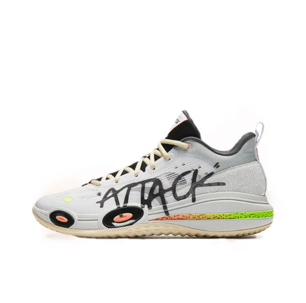 Left view of ANTA Attack1_WhiteGreyGreen